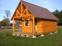 The Niagara, small cabin suitable for hunting camp cabin, fishing camp cabin, or weekend getaway cabin